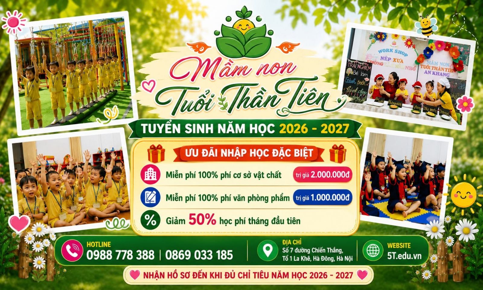 TUYỂN SINH NĂM HỌC 2026- 2027
